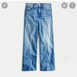 J Crew Slim Wide Leg Jeans